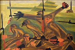 31 War Series Beachhead - Jacob Lawrence 1947 Whitney Museum Of American Art New York City